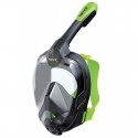 SEAC UNICA L/XL BLACK/LIME maska pelnotwarzowa do snorkelingu