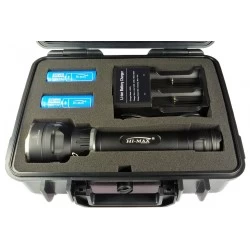 Latarka HI-MAX X7, 3000 lm - zestaw