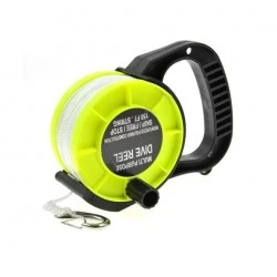 46m/150ft Scuba Diving Reel Line Polyester - High Visibility Scuba Dive  Reel - Deep Sea, Wreck and Cave Diving 