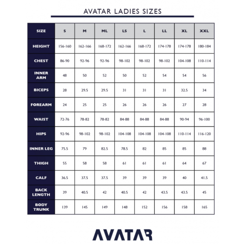 Avatar 901 Ladies Undersuit