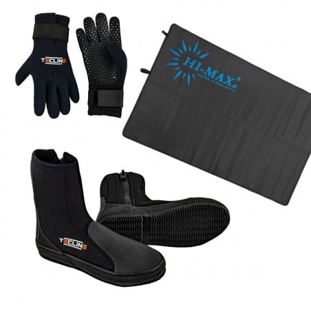 Winter Swimming set boots + gloves 5mm + Hi-MAX Mat
