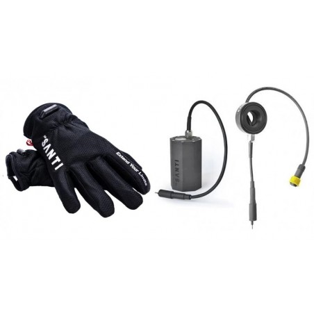 SANTI Zestaw Gloves Combo: Bateria + Rękawiczki + Konektor