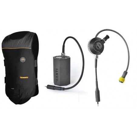 SANTI Vest Combo Set: Heating Vest + Thermovalve + Battery