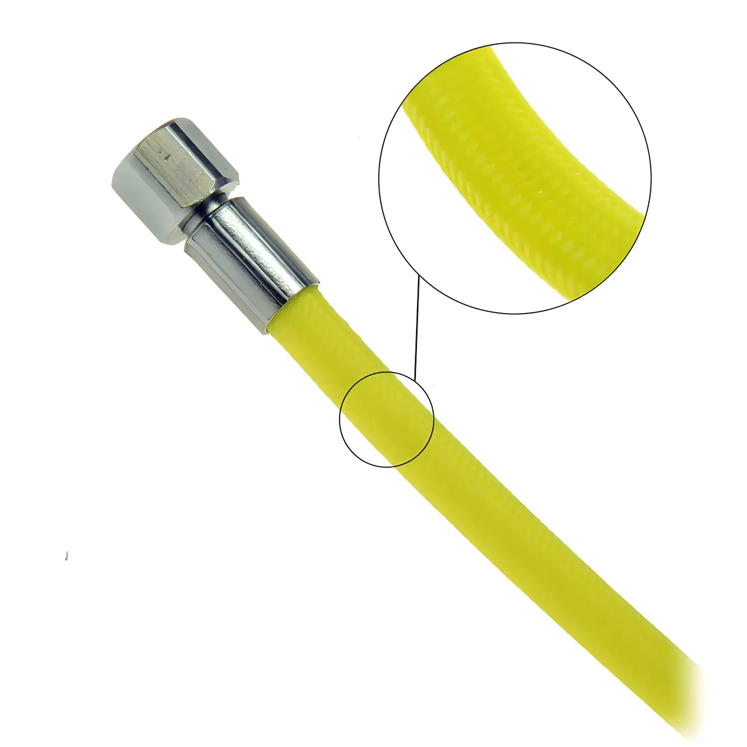 Wąż SCUBATECH Proflex LP 100 cm - żółty
