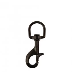 Ravenox Snap Hooks Heavy Duty |(Solid Brass)(3/8 x 10-Pack) | 3/8-inch  Swivel Snaps | Keychain Clip with Eye Bolt | Swivel Hook, Bolt Snap for  Scuba