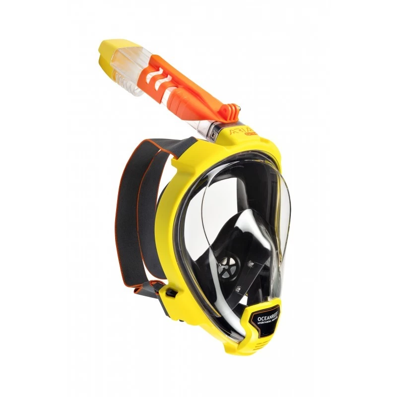 Maska Pełnotwarzowa OCEAN REEF Aria QR+ YELLOW/BLACK