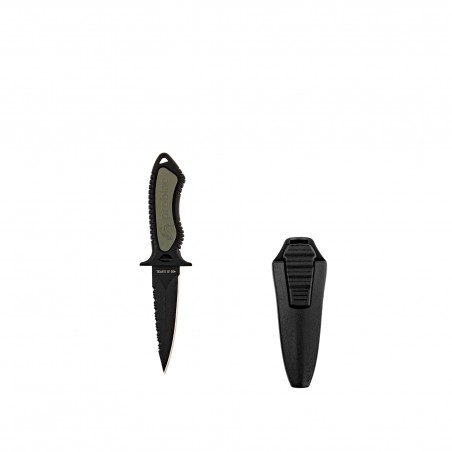 Knife "DAGGER II compact", BLACK CHROME - 2