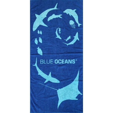 Ręcznik plażowy BLUE OCEANS 170CM X 80CM - 1
