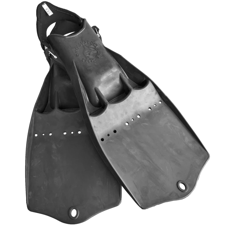 DIVESYSTEM Tech Fin Black with springs technical fins dive shop