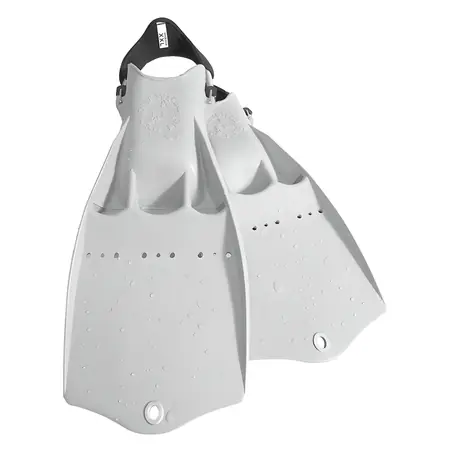 Płetwy DIVESYSTEM Tech Fin ze sprężynami - białe - 1