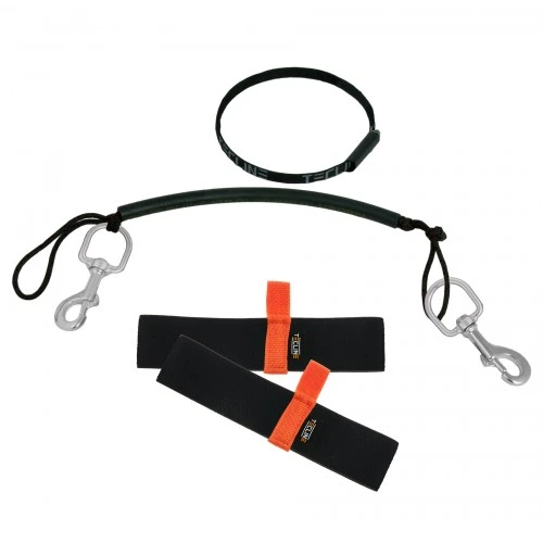 TECLINE Stage rigging kit for 7L, SS bolt snaps 120 mm, elastic bands ...