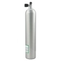 LUXFER Cylinder S040 200bar with Valve Silver