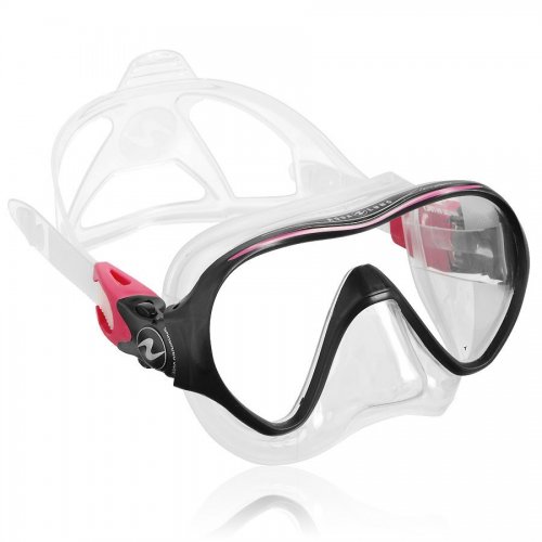 Wet Gopro Mount Low Volume Diving Mask Tempered Glass Freedive