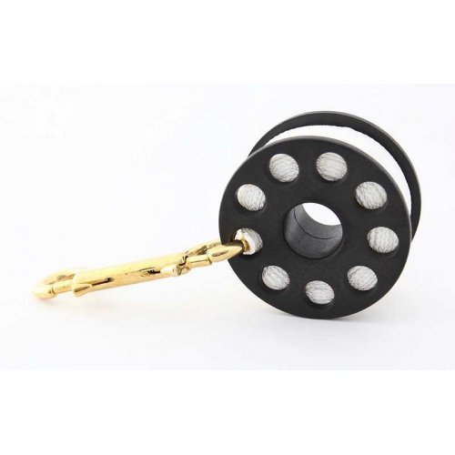 TECLINE Spool 15m with brass 100 mm snap 