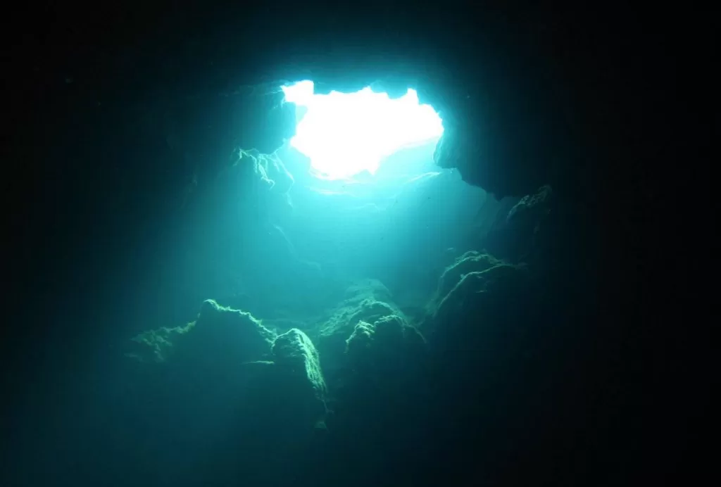 Jaskina do nurkowania Bodrum Turcja