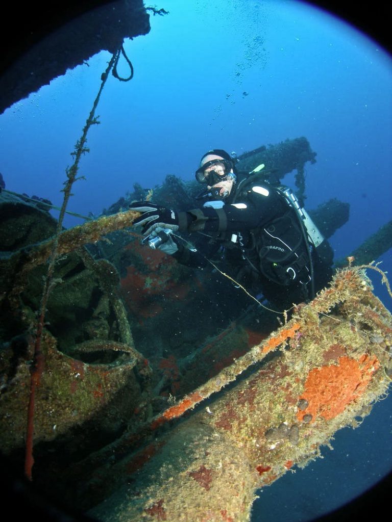 Nurkowanie w Libanie - wrak okrętu podwodnego Souffleur