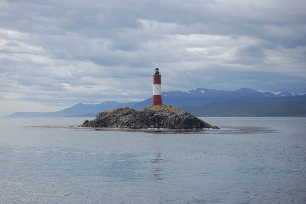 Latarnia morska na wyspie Ushuaia